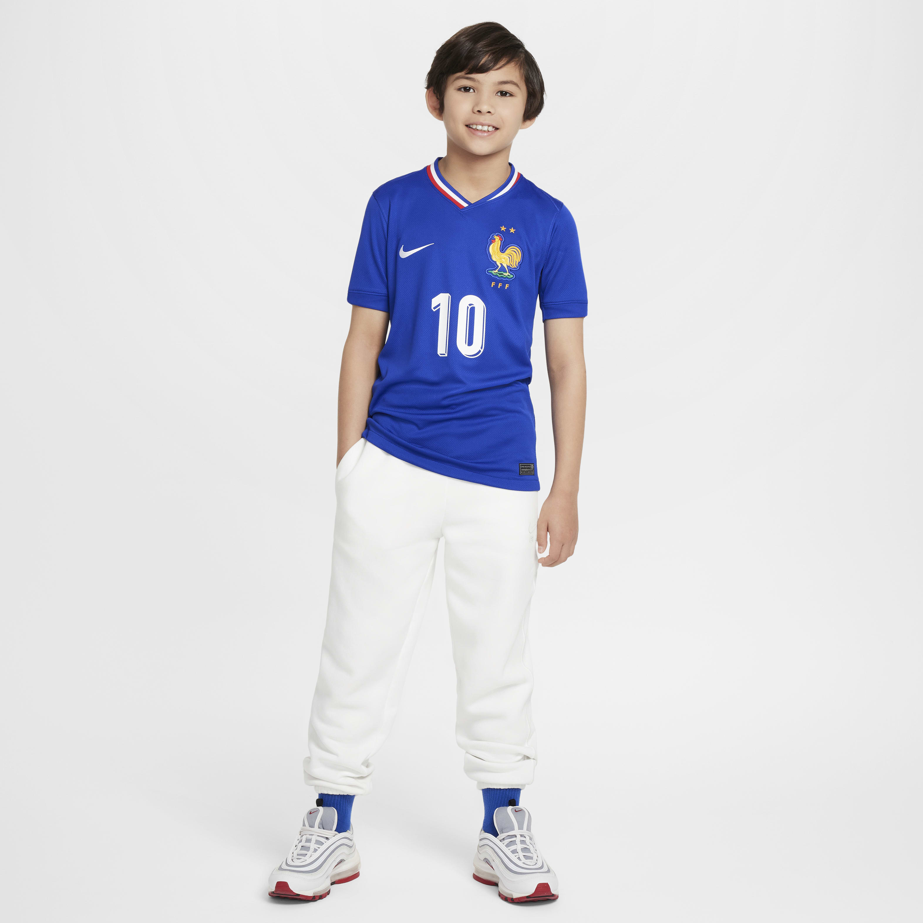Nike Kylian Mbappé FFF (Men's Team) 2024/25 Stadium Home